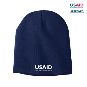 USAID English - Embroidered Port & Company Knit Skull Cap