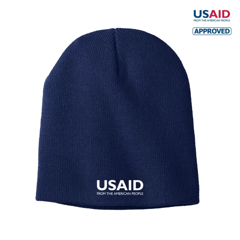 USAID English - Embroidered Port & Company Knit Skull Cap