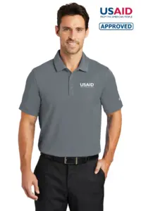 USAID English - Nike Adult Golf Dri-FIT Solid Icon Pique Polo Shirt