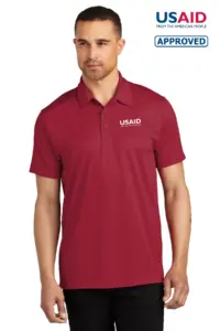 usaid english ogio men's framework polo shirt