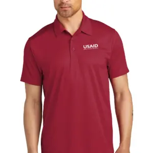 usaid english ogio men's framework polo shirt