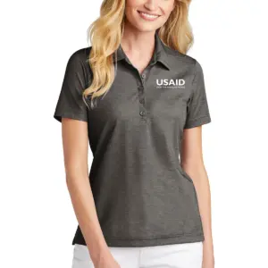 USAID English TravisMathew Ladies Oceanside Heather Polo