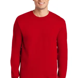 USAID English - Gildan Long Sleeve 100% Cotton Preshrunk Shirt Min 12 pcs