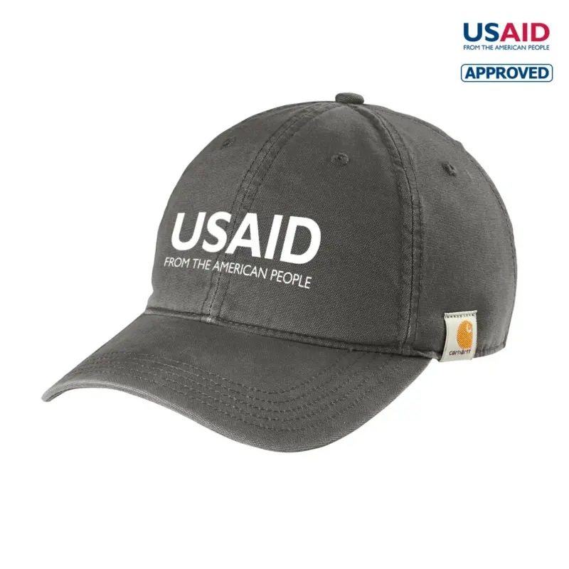 USAID English - Embroidered Carhartt Cotton Canvas Cap (Min 12 pcs)