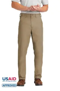 usaid english carhartt canvas work dungaree pants