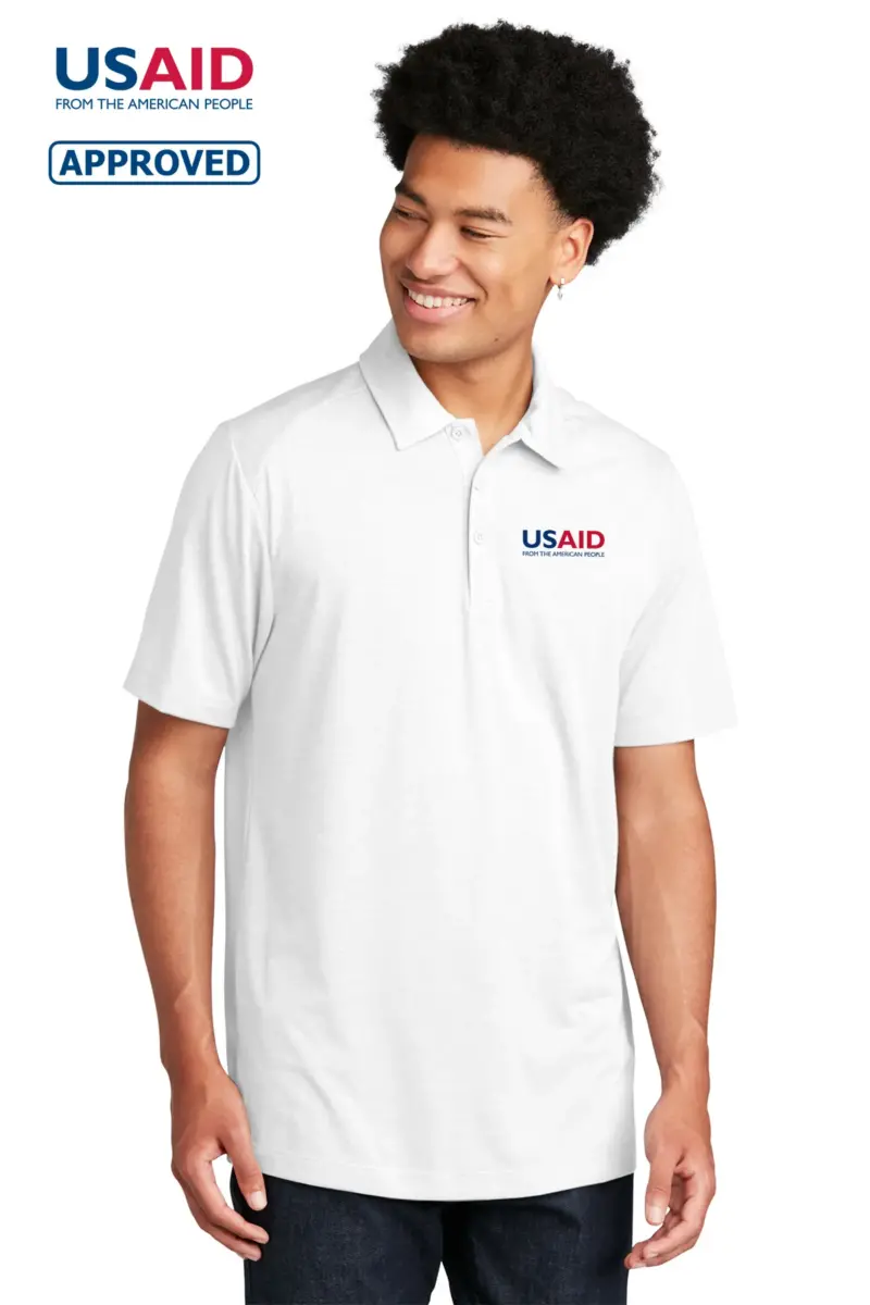 USAID English - Sport-Tek PosiCharge Tri-Blend Wicking Polo