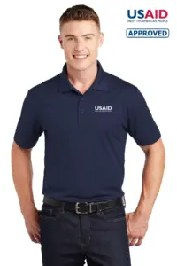 USAID English - Men's Sport-Tek Micropique Sport-Wick Polo Shirt