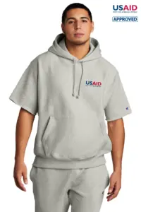 USAID English - Champion ® Reverse Weave ® Short Sleeve Hooded Sweatshirt