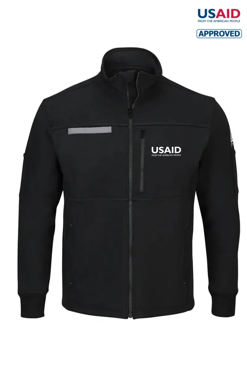 USAID English - Bulwark® Men's Fleece Full Zip Jacket