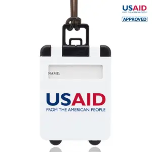 USAID English - Mini Carry On Luggage Tags