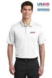 USAID English - Nike Dri-Fit Hex Textured Polo Shirt