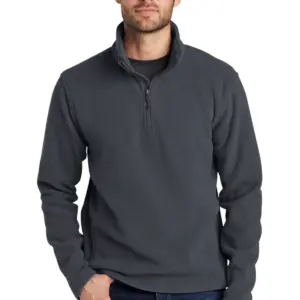 USAID English - Port Authority Men's Value Fleece 1/4-Zip Pullover Jacket
