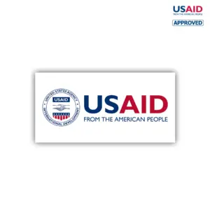 USAID English Banner - 13 Oz. Economy Vinyl Sign (3'x6'). Full Color