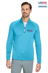 USAID English - Swannies Golf Men's Lukas Lightweight Quarter-Zip