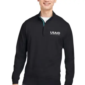 USAID English - Swannies Golf Men's McKinnon Quarter-Zip