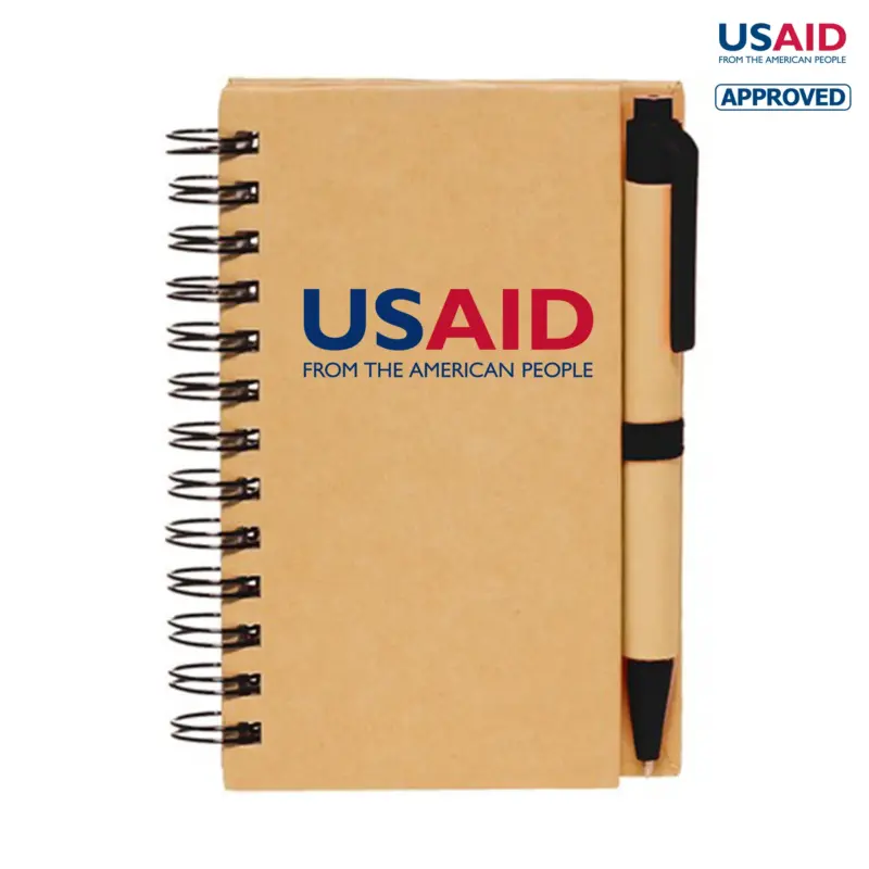 USAID English - 2.75"" x 4.75"" Mini Spiral Notebooks