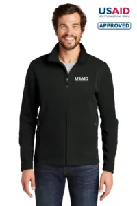 USAID English - Eddie Bauer Men's Full-Zip Microfleece Jacket