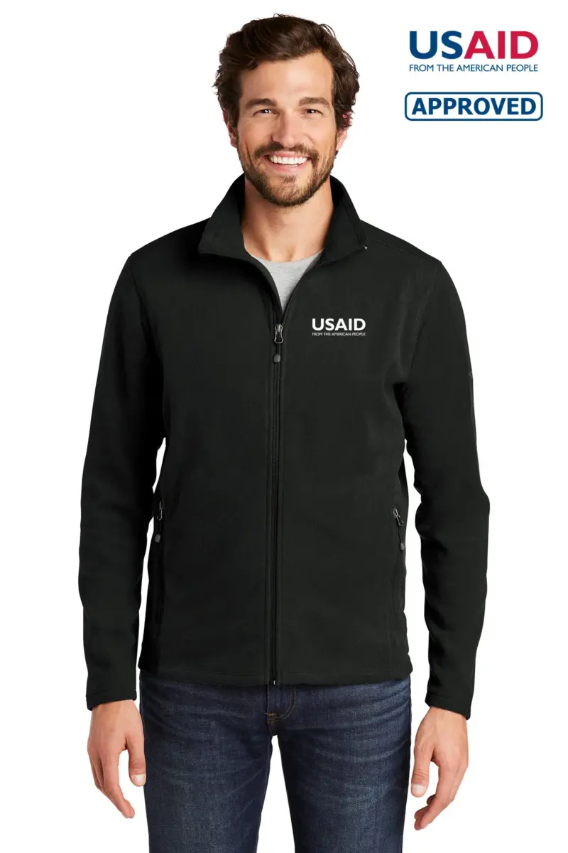 USAID English - Eddie Bauer Men's Full-Zip Microfleece Jacket