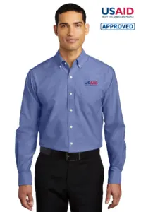 USAID English - Port Authority SuperPro Oxford Shirt