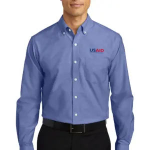 USAID English - Port Authority SuperPro Oxford Shirt