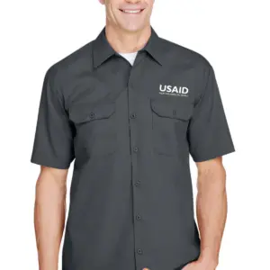 USAID English - Dickies Men's FLEX Short-Sleeve Twill Work Shirt