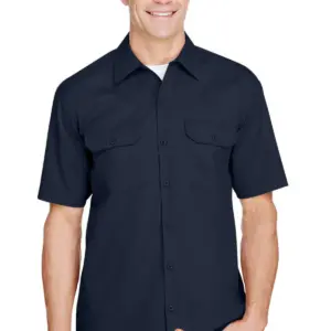 USAID English - Dickies Men's FLEX Short-Sleeve Twill Work Shirt