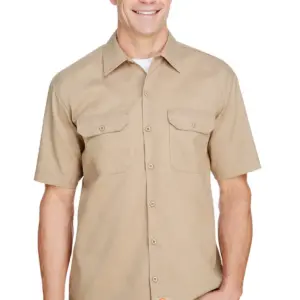 USAID English - Dickies Men's FLEX Short-Sleeve Twill Work Shirt
