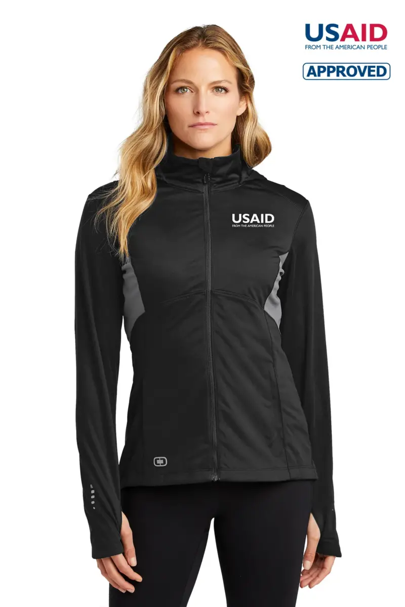 USAID English OGIO Ladies Endurance Pivot Soft Shell Jacket