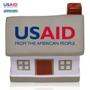 USAID English - House Shape Stress Ball