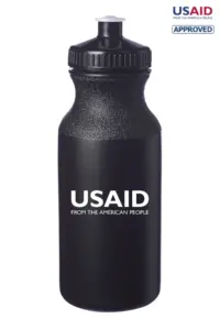 USAID English - 20 Oz. Custom Plastic Water Bottles