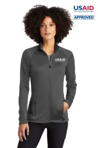 USAID English Eddie Bauer Ladies Smooth Fleece Full-Zip Sweater