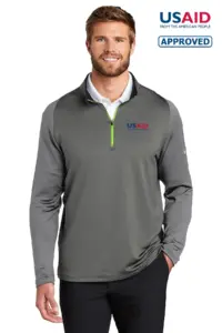 USAID English - Nike Golf Men's Dri-FIT Stretch 1/2-Zip Cover-Up Shirt