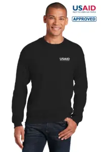 USAID English - Gildan Men's Heavy Blend Crewneck Sweatshirt