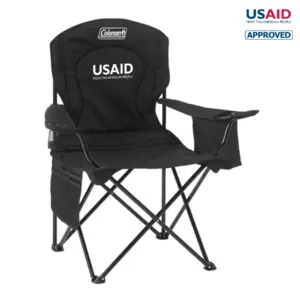 USAID English - Coleman® Cushioned Cooler Quad Chair