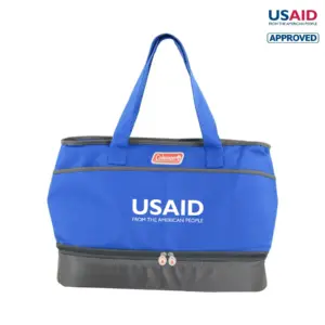 usaid english coleman® dual compartment cooler