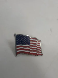 american flag lapel pin