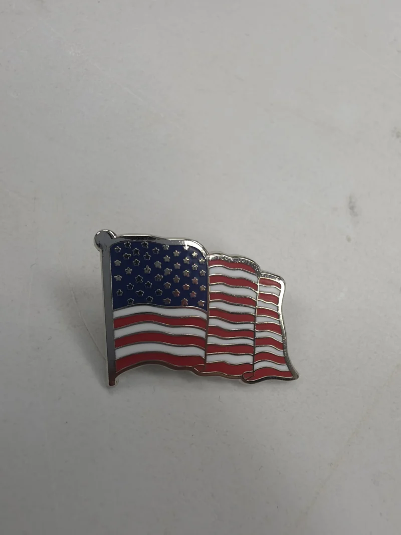 american flag lapel pin