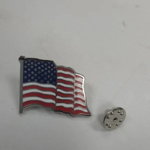 american flag lapel pin