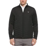 Mens Quilted Puffer Golf Jacket