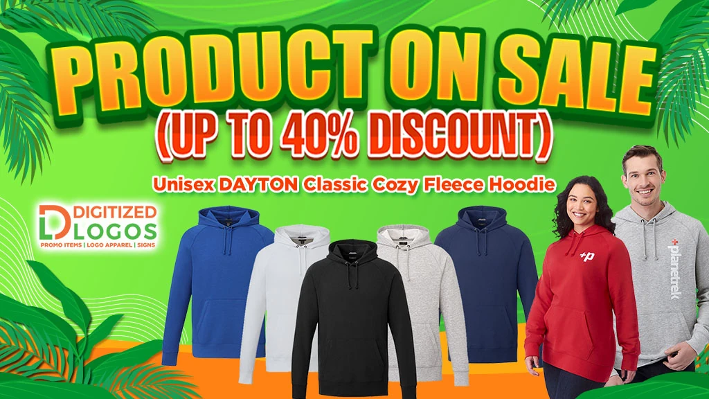 Elevate Your Corporate Giveaways with the Unisex DAYTON Classic Cozy Fleece Hoodie