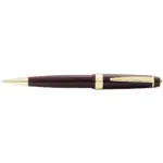 Bailey Light Polished Burgundy Resin and Gold tone ballpoint pen