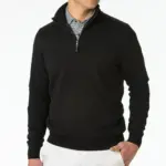 Baruffa Merino Quarter Zip Windsweater