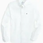 Boys Solid Intercoastal Button Down Shirt