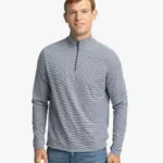 Cruiser Micro Stripe Heather Quarter Zip