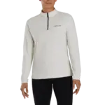 Quarter Zip Rib Mid Layer Women