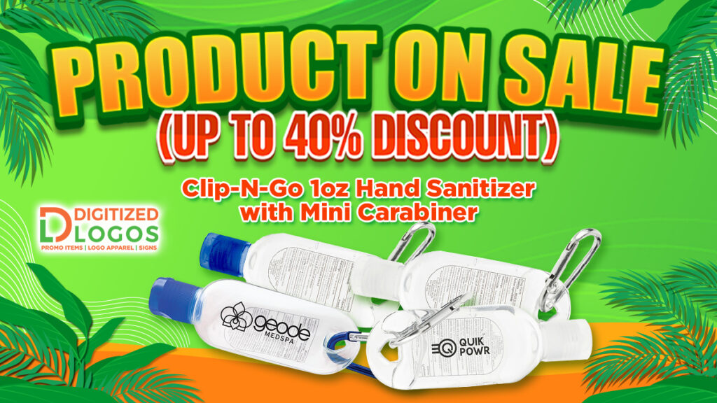 Digitized Logos Offers Up to 40% Discount on Clip-N-Go Hand Sanitizer