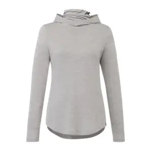 women's SIRA eco performance knit lightweight hoodie with neck gaiter