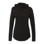 women's SIRA eco performance knit lightweight hoodie with neck gaiter