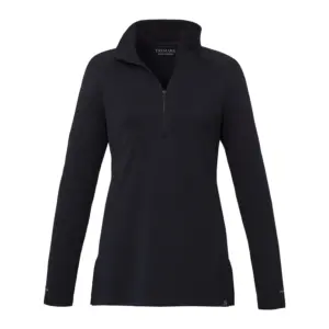 women asgard eco knit half zip