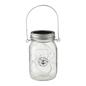 solar power mason jar light